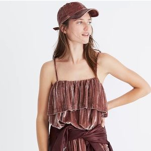Madewell Velvet Tank Top